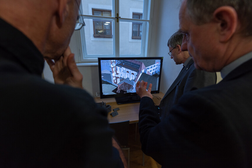 Slavnostní zahájení výstavy Telč a jezuité. Řád a jeho mecenáši. Prezentace 3D modelů historických staveb Slavnostní zahájení výstavy Telč a jezuité. Řád a jeho mecenáši. Prezentace 3D modelů historických staveb